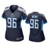 women denico autry titans game navy jersey