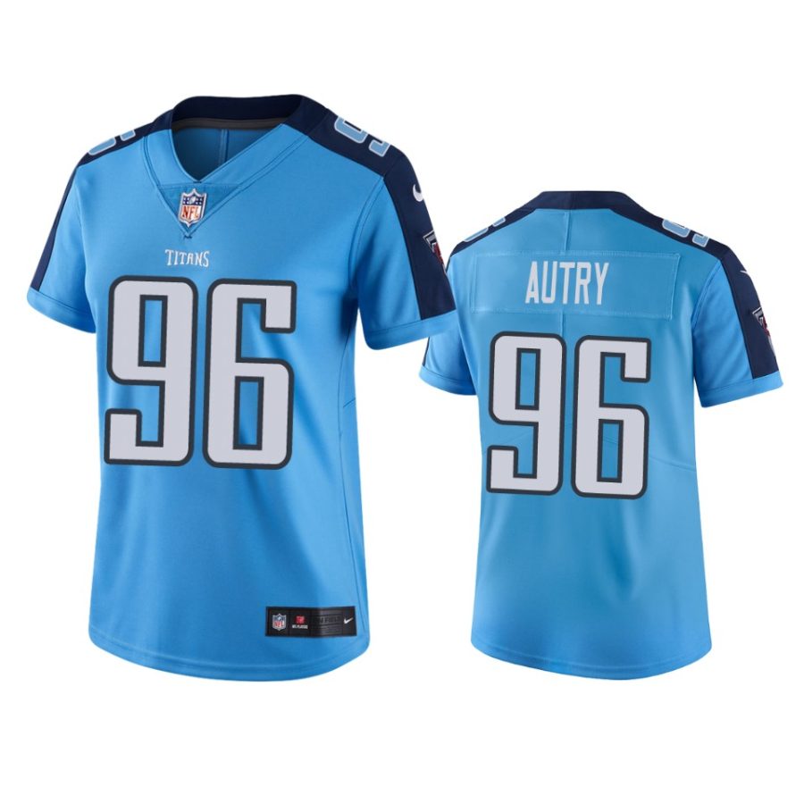 women denico autry titans light blue vapor limited jersey