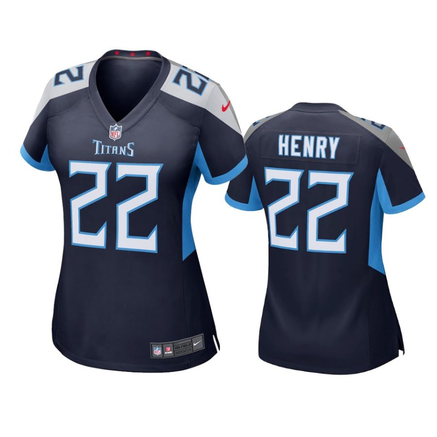 women derrick henry titans navy game jersey