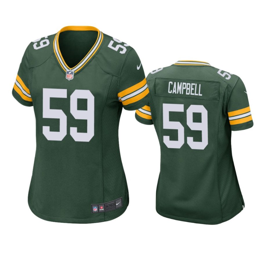 women devondre campbell packers game green jersey