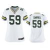 women devondre campbell packers game white jersey