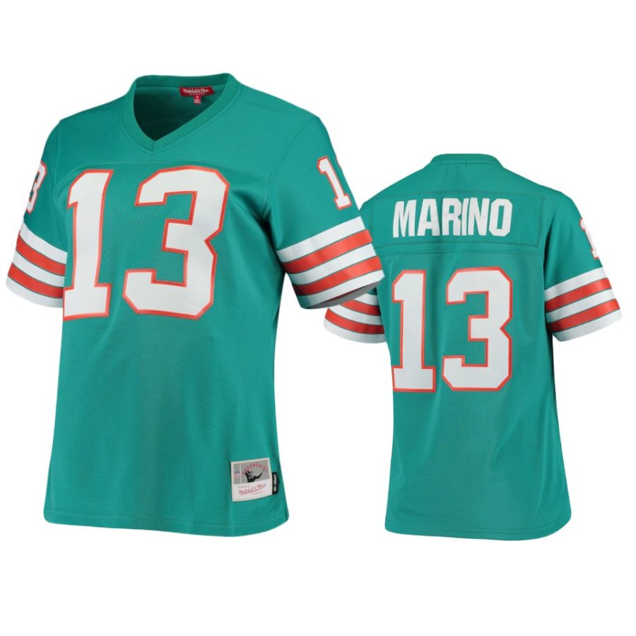 women dolphins dan marino aqua 1984 legacy replica jersey