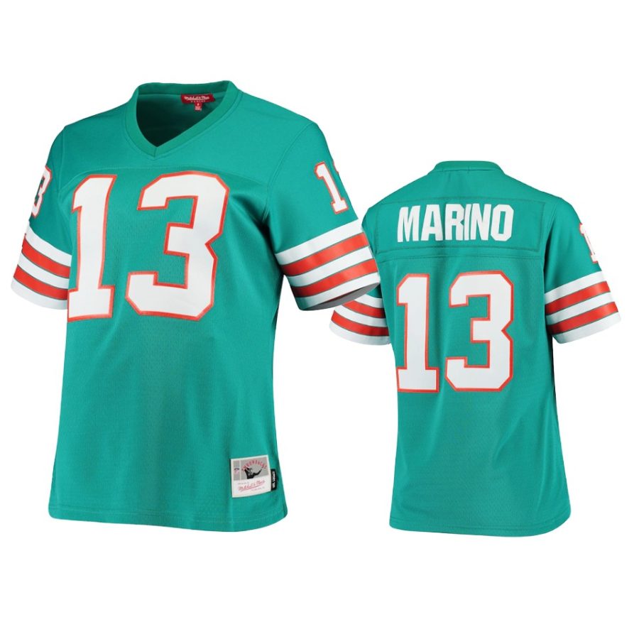 women dolphins dan marino aqua legacy replica jersey