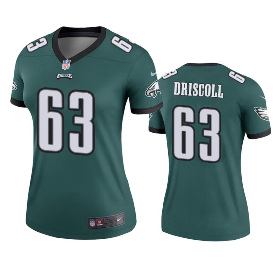 women eagles jack driscoll green legend jersey