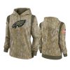 women eagles olive 2021 salute to service hoodie