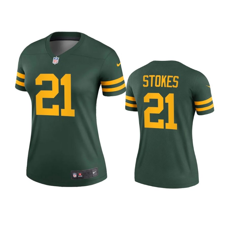 women eric stokes packers green alternate legend jersey