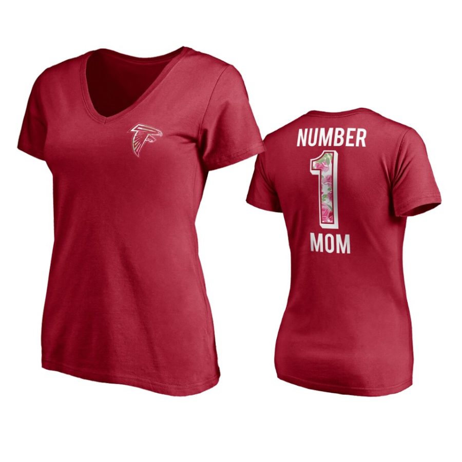 women falcons cardinal mothers day t shirt