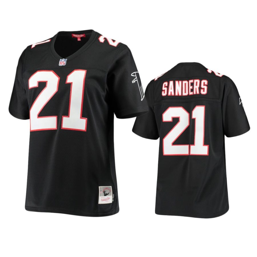 women falcons deion sanders black legacy replica jersey