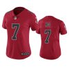 women falcons younghoe koo red color rush limited jersey