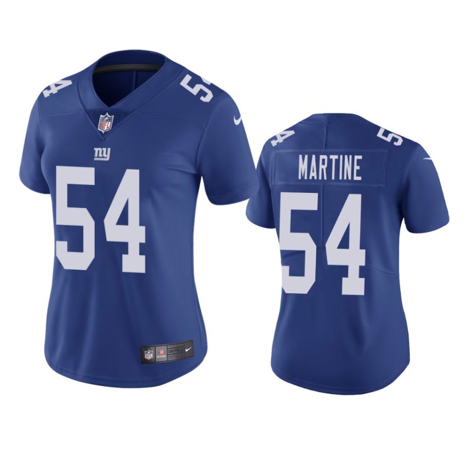 women giants blake martinez royal vapor untouchable limited jersey