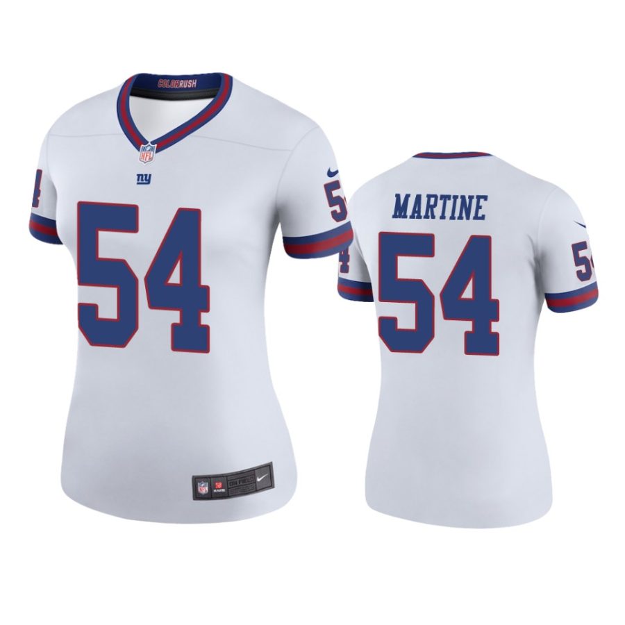 women giants blake martinez white color rush legend jersey