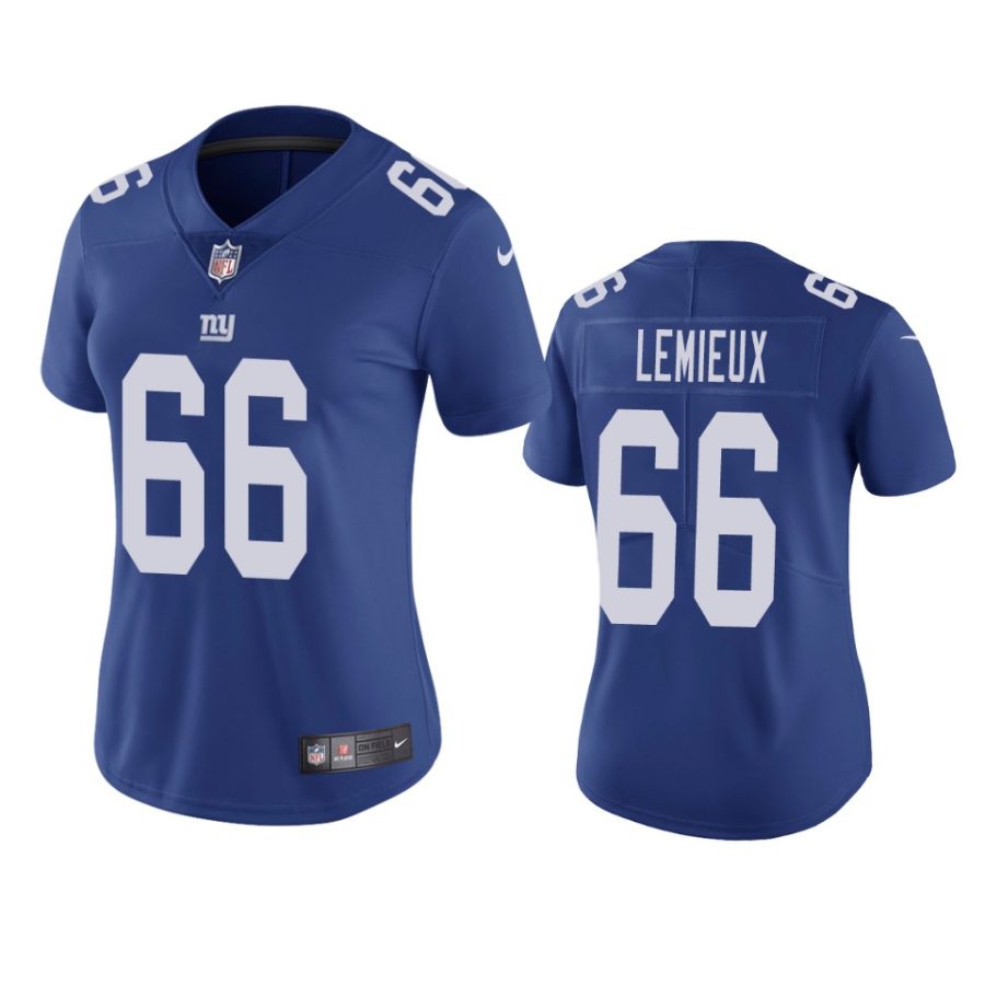 women giants shane lemieux royal vapor untouchable limited jersey