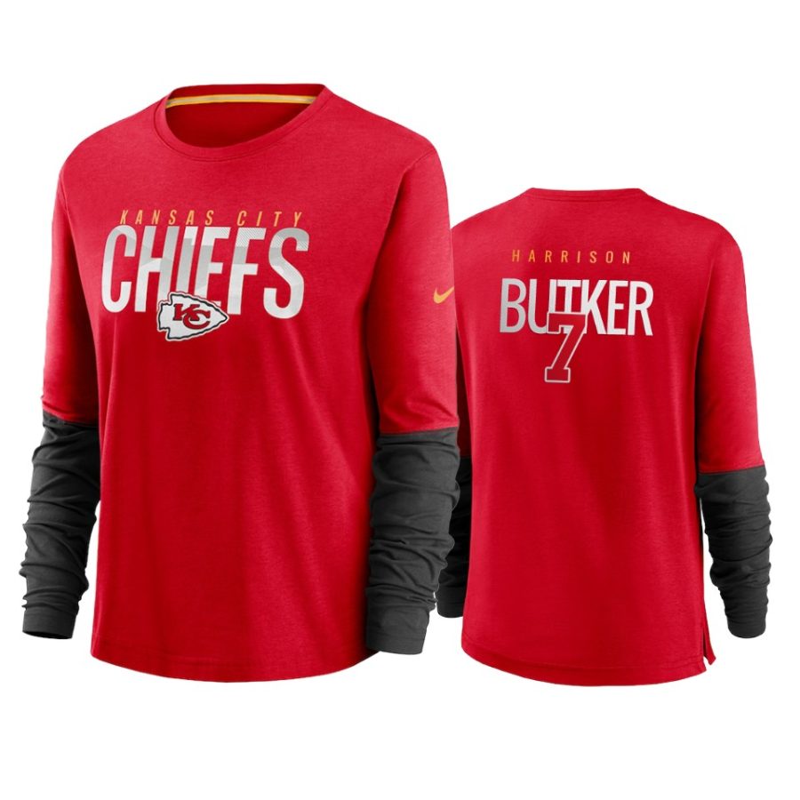 women harrison butker chiefs red city mascot breathe t shirt