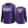 women harrison smith vikings purple city mascot breathe t shirt