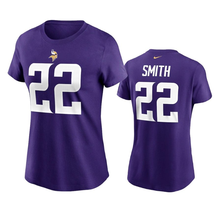 women harrison smith vikings purple t shirt