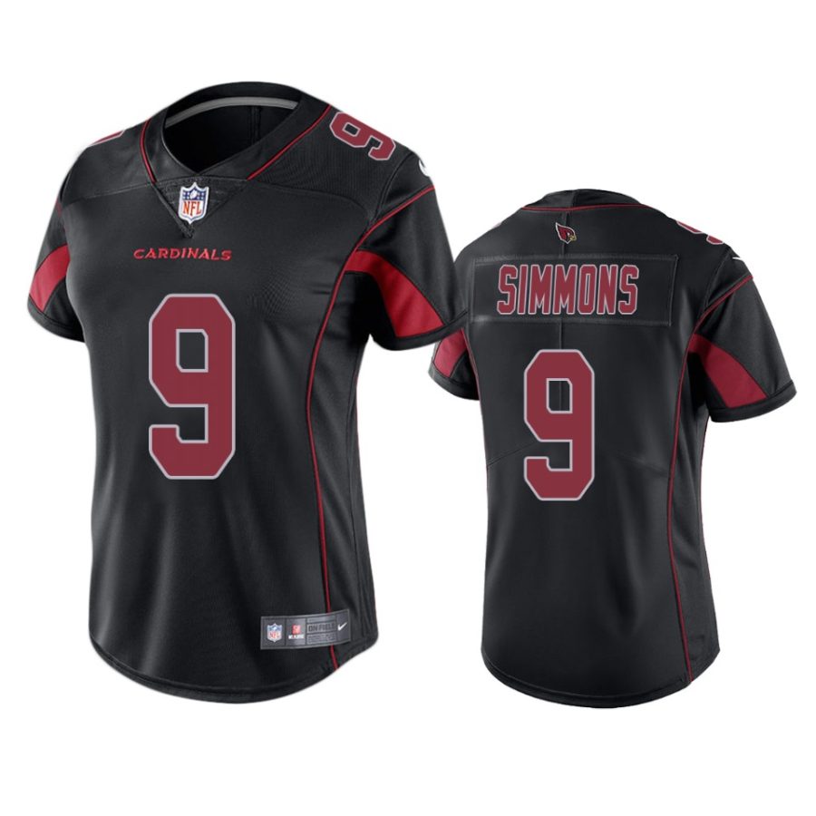 women isaiah simmons cardinals color rush limited black jersey