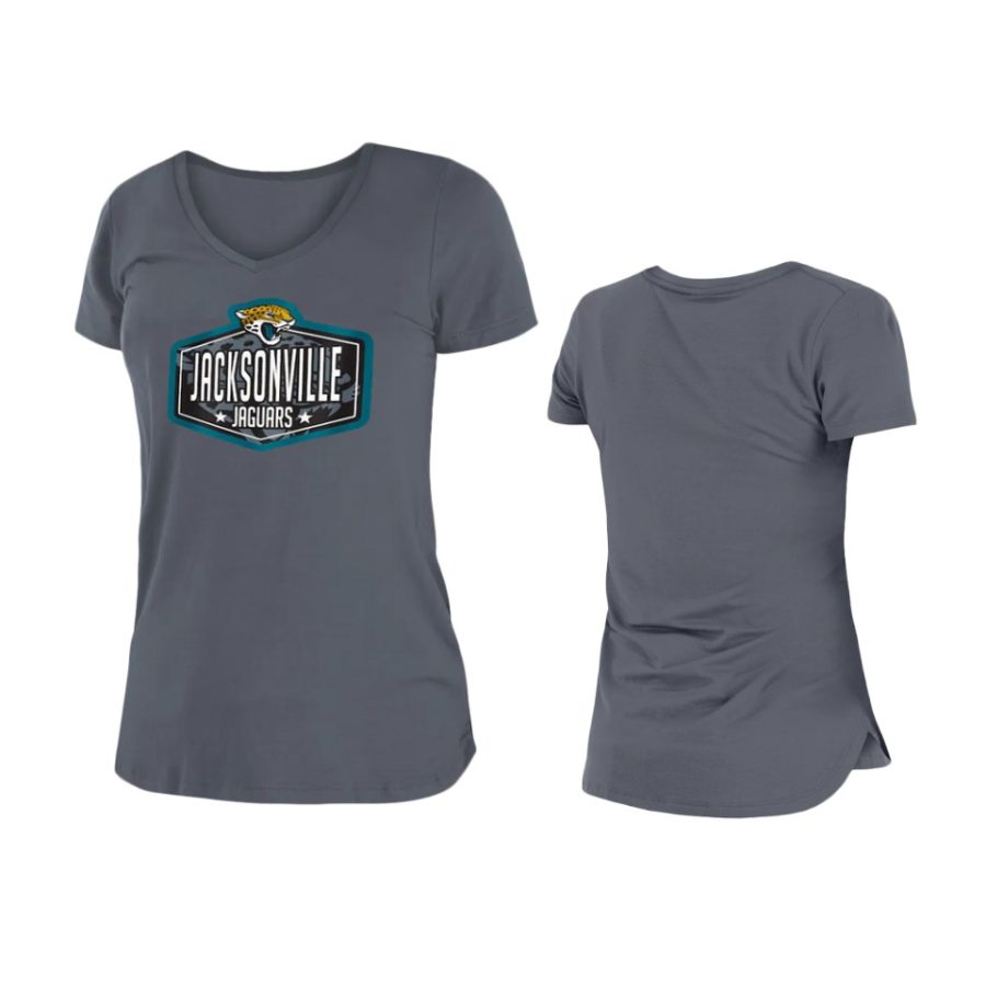 women jaguars graphite 2021 nfl draft hook t shirt