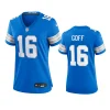 women jared goff lions 2024 team game blue jersey