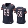 women jatyre carter bears game navy jersey