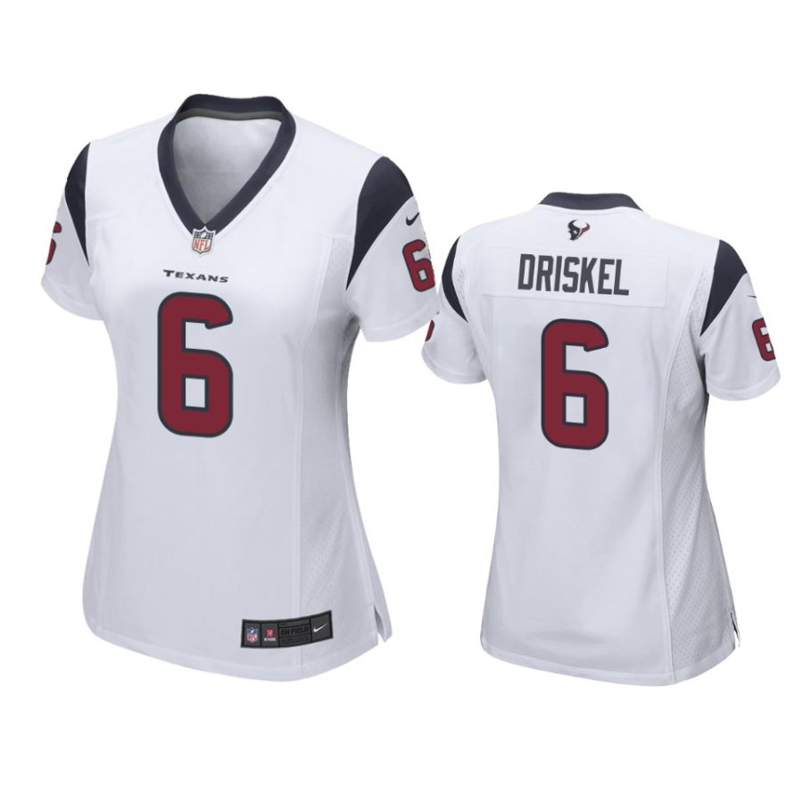 women jeff driskel texans game white jersey