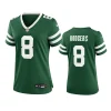 women jets aaron rodgers legacy green 2024 game jersey