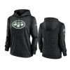 women jets anthracite 2021 nfl crucial catch therma pullover hoodie