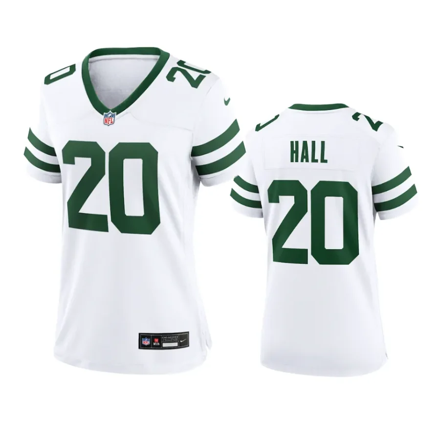 women jets breece hall legacy white 2024 game jersey