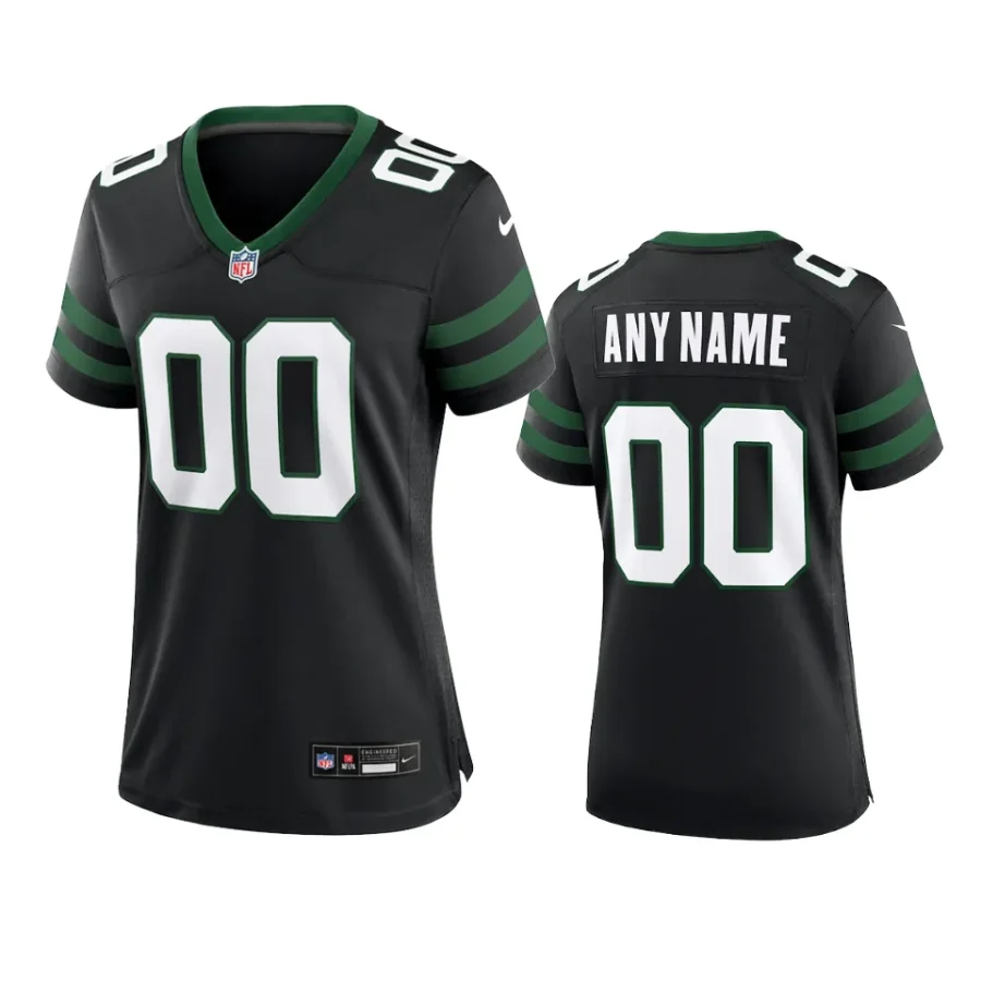 women jets custom legacy black 2024 alternate jersey