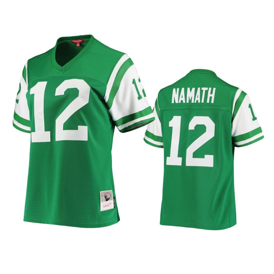 women jets joe namath green legacy replica jersey