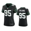 women jets quinnen williams legacy black 2024 alternate jersey