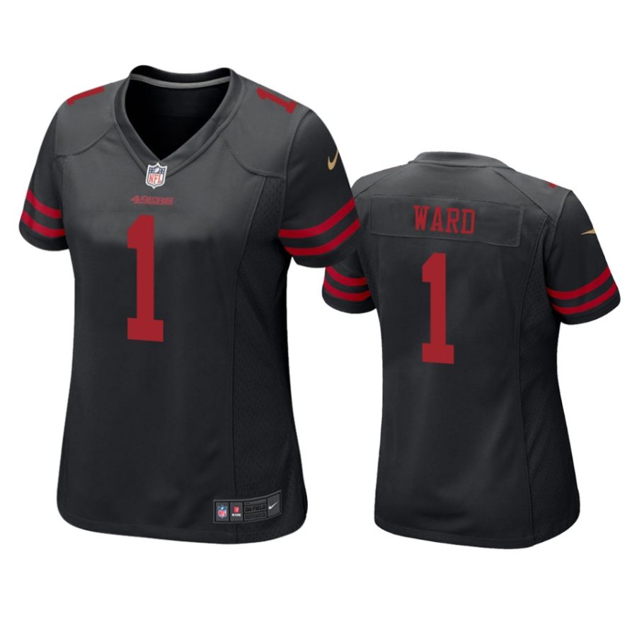 women jimmie ward 49ers game black jersey