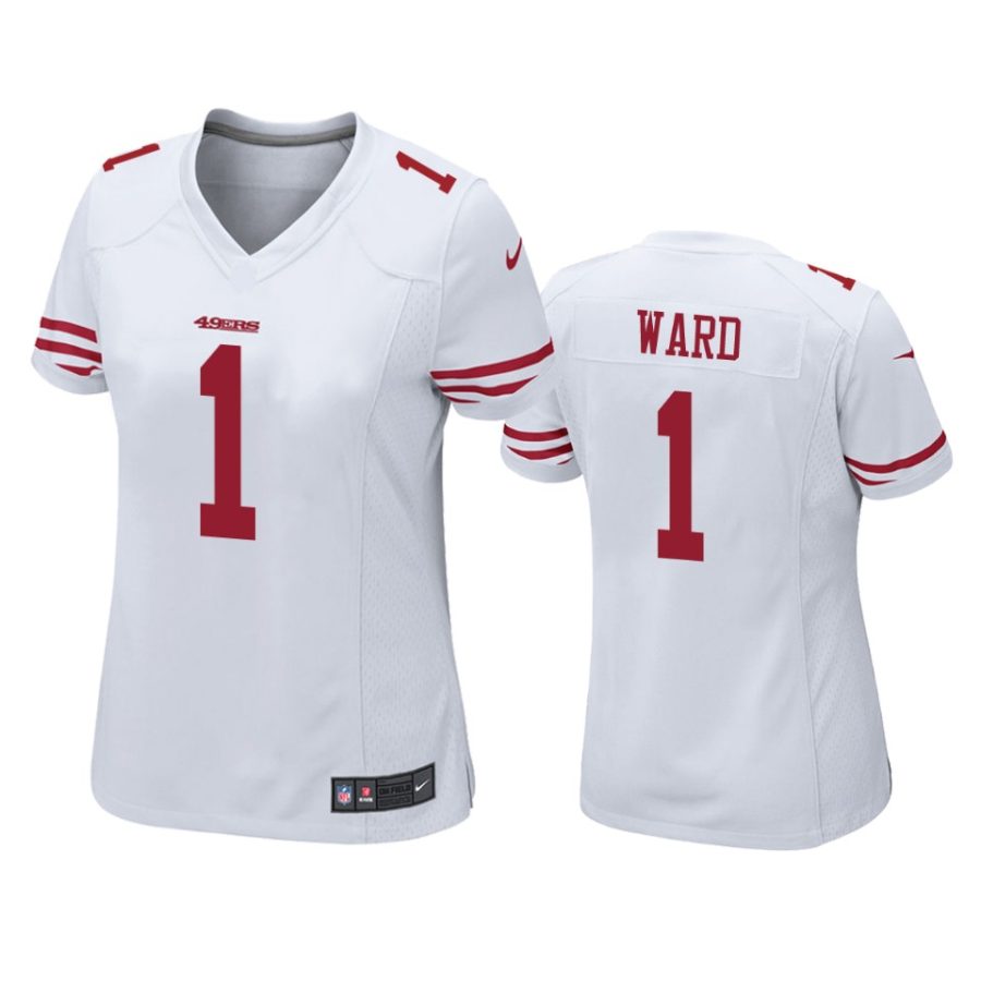 women jimmie ward 49ers game white jersey