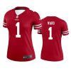 women jimmie ward 49ers scarlet legend jersey