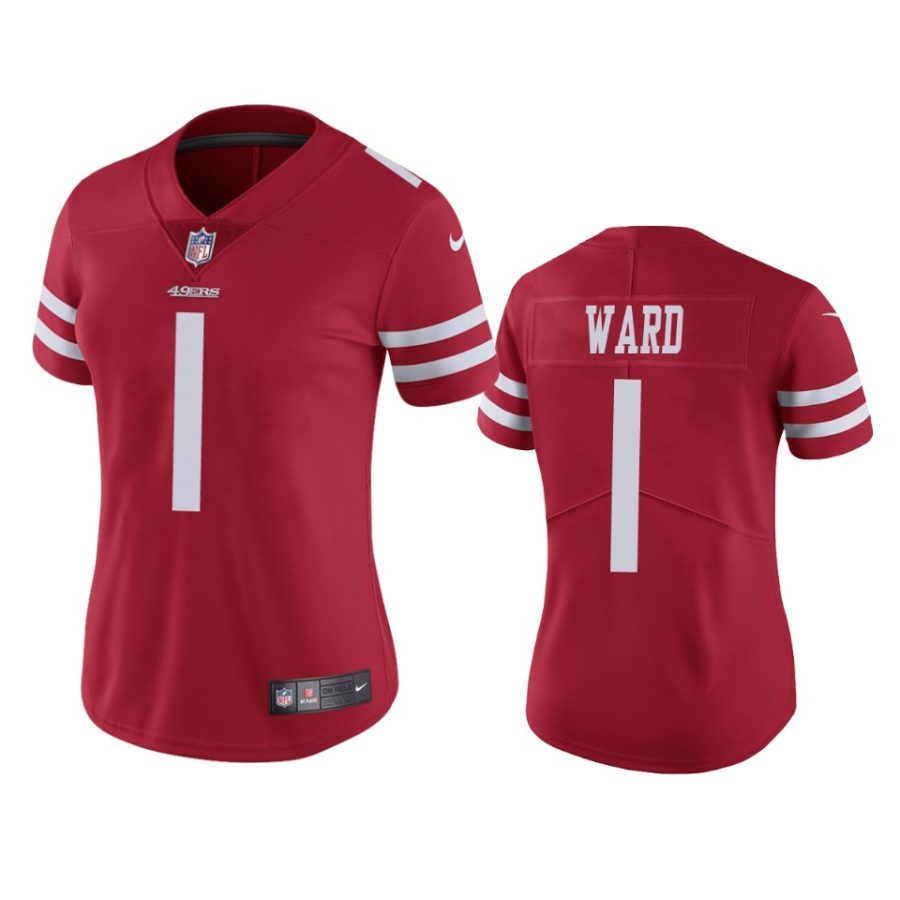 women jimmie ward 49ers scarlet vapor limited jersey