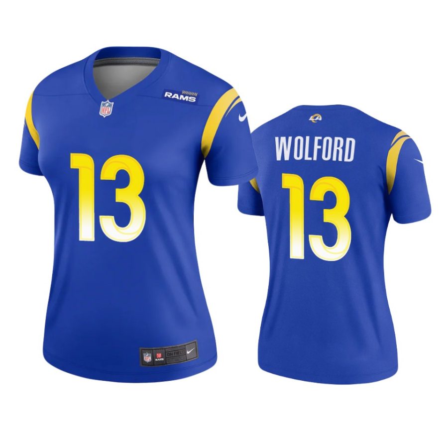 women john wolford rams royal legend jersey