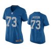 women jonah jackson lions blue throwback game jersey