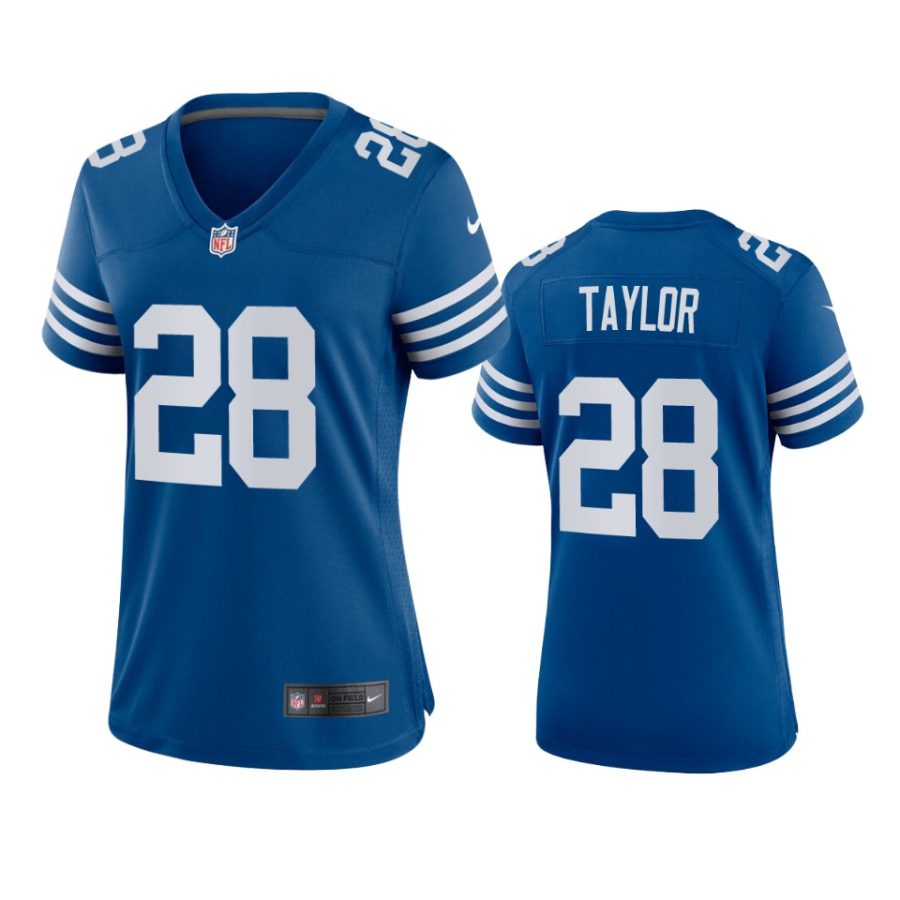 women jonathan taylor colts alternate game royal jersey