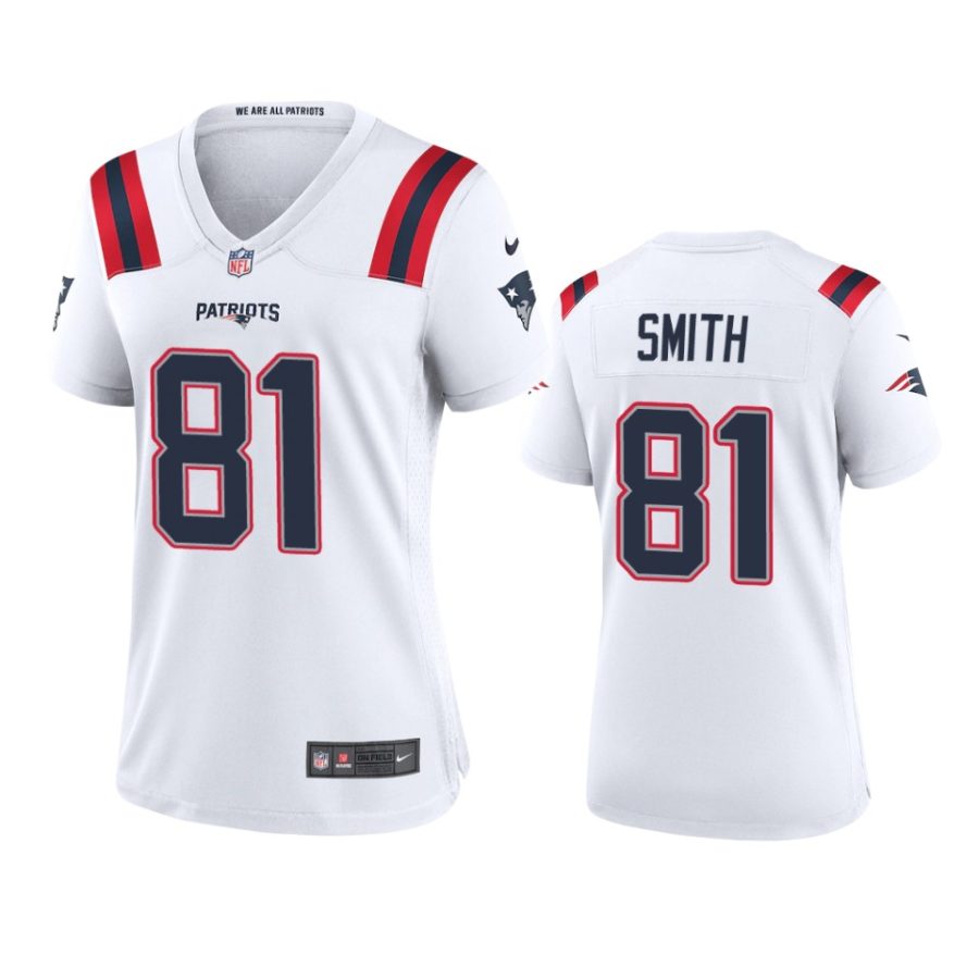 women jonnu smith patriots game white jersey 0a