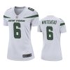 women jordan whitehead jets game white jersey