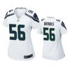 women jordyn brooks seahawks white game jersey