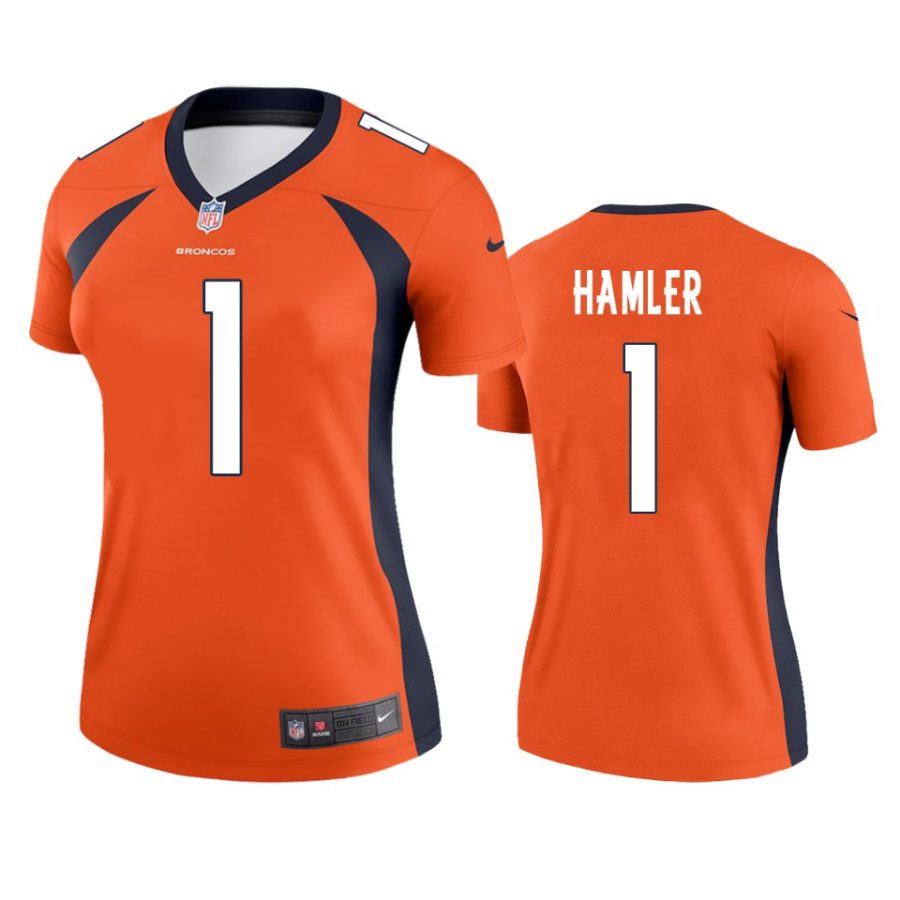 women k.j. hamler broncos orange legend jersey