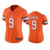 women kendall hinton broncos color rush limited orange jersey