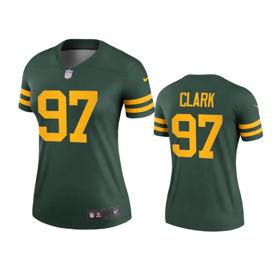 women kenny clark packers green alternate legend jersey