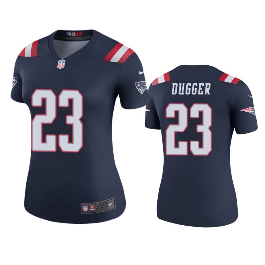 women kyle dugger patriots color rush legend navy jersey