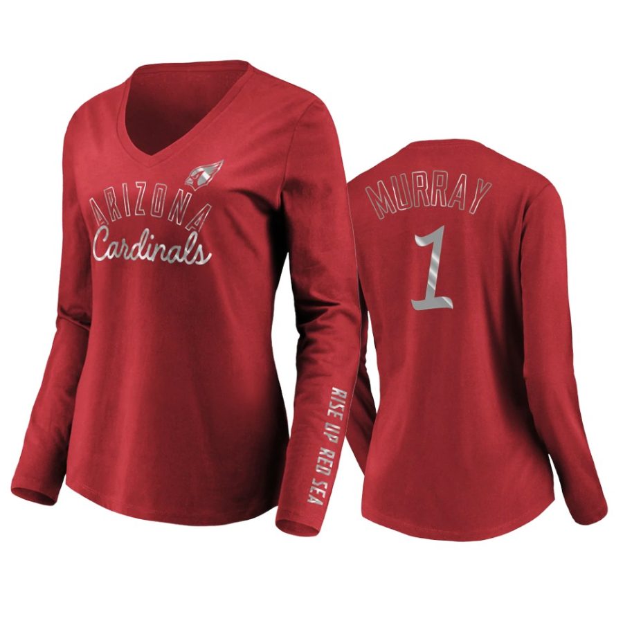 women kyler murray cardinal cardinals iconic all out glitz t shirt