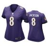 women lamar jackson ravens purple game jersey