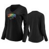 women lions black pride logo long sleeve t shirt