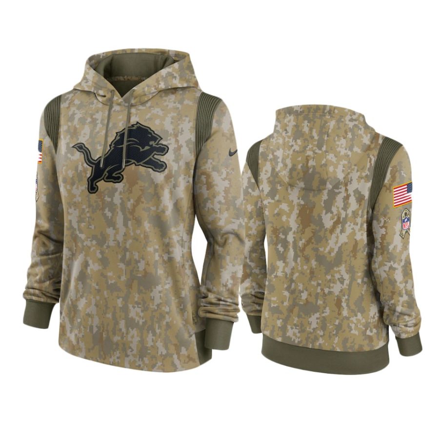 women lions olive 2021 salute to service hoodie