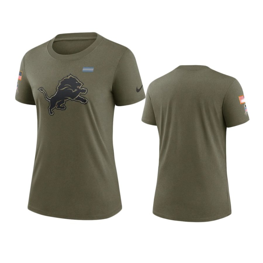 women lions olive 2021 salute to service t shirt