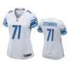 women logan stenberg lions game white jersey